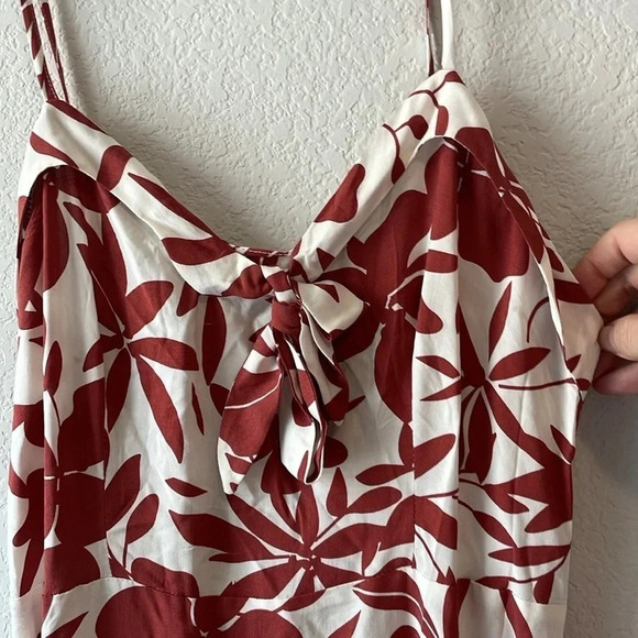 NWT Cupshe Gillian Floral Tie Front Smocked Dress - Picture 5 of 11